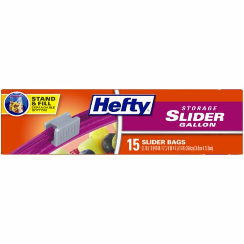 Hefty® Freezer Gallon Slider Bags, 25 ct - Food 4 Less