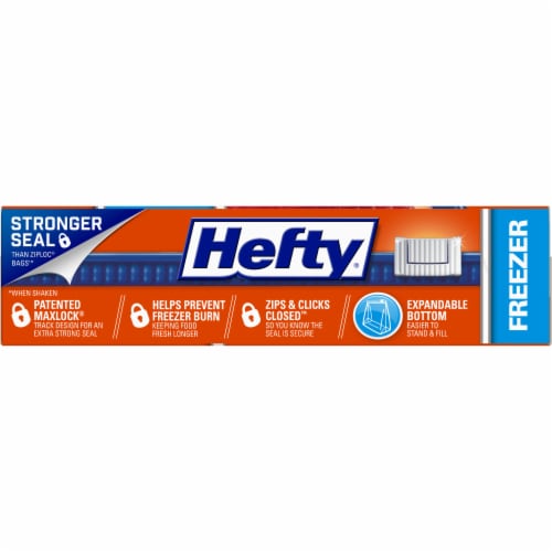 Hefty OneZip Quart Storage Bags