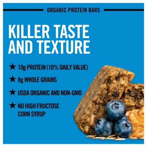 Dave's Killer Bread® Amped-Up Blueberry Almond Butter Protein Bars Perspective: back
