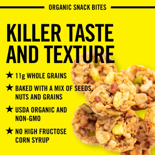 Dave's Killer Bread Heavenly Honey Nut Crunchy Snack Bites Honey Organic Snacks Perspective: back
