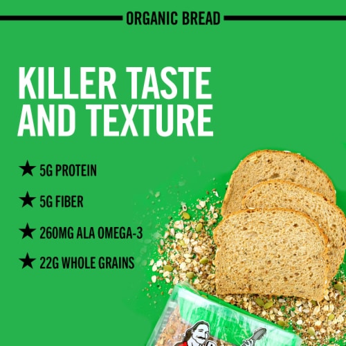 Dave's Killer Bread Organic 21 Whole Grains and Seeds Bread Perspective: back