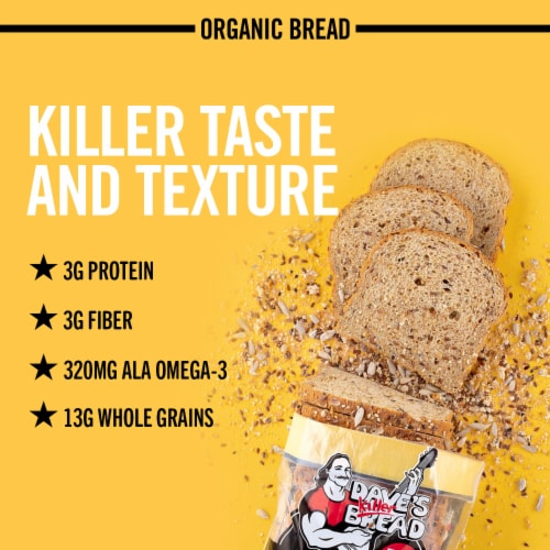 Dave's Killer Bread Organic Thin Sliced Good Seed Whole Grain Bread Perspective: back