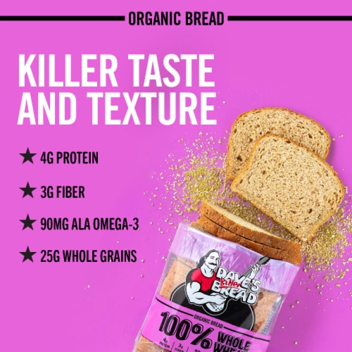 Dave's Killer Bread® 100% Whole Wheat Organic Bread Perspective: back