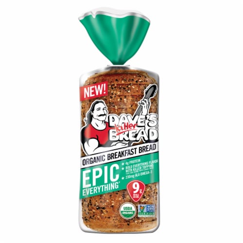 Dave's Killer Bread Epic Everything Organic Breakfast Bread Perspective: back