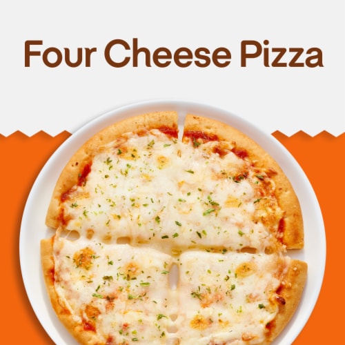 Lean Cuisine Features Four Cheese Frozen Pizza Perspective: back