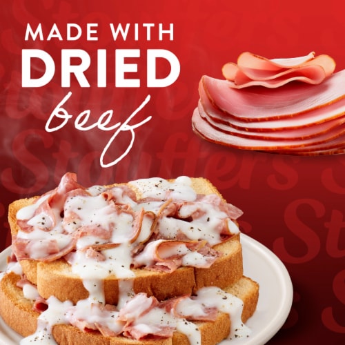 Stouffer's Creamed Chipped Beef Frozen Meal Perspective: back