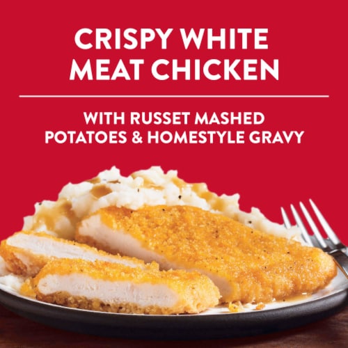 Stouffer's Fried Chicken Frozen Meal Perspective: back