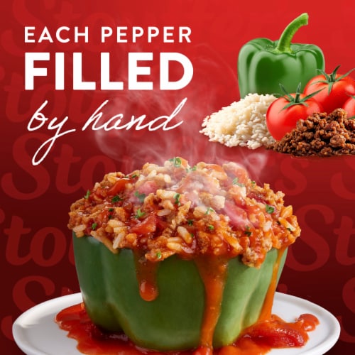 Stouffer’s Stuffed Pepper Single Serve Stuffed Bell Peppers Single Frozen Meals Perspective: back
