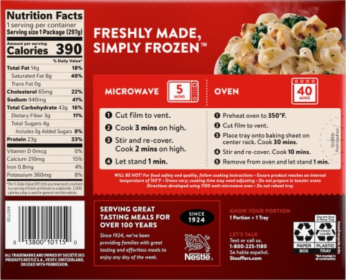 Zatarain's Frozen Meal - Blackened Chicken Alfredo, 40 oz Packaged Meals