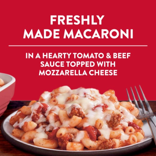 Stouffer's Family Size Cheesy Macaroni and Beef Frozen Meal Perspective: back