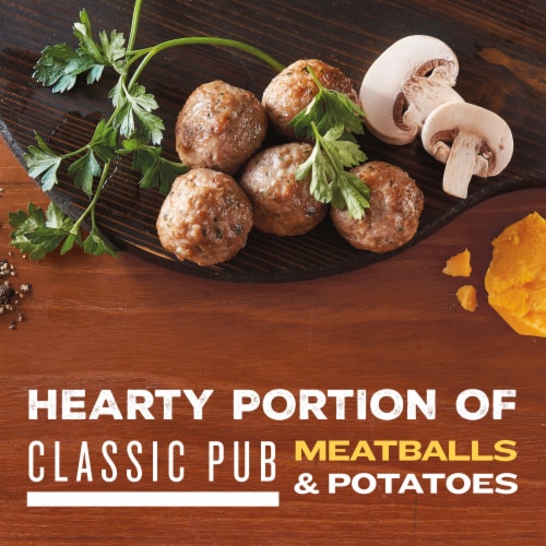 Stouffer's Bowl-Fulls Classic Pub Meatballs & Mashed Potatoes Bowl Frozen Meal Perspective: back