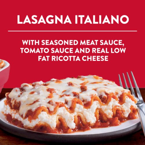 Stouffer's Family Size Lasagna Italiano Frozen Meal Perspective: back