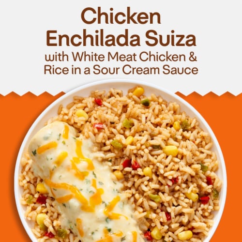 Lean Cuisine Chicken Enchilada Suiza Frozen Meal Perspective: back