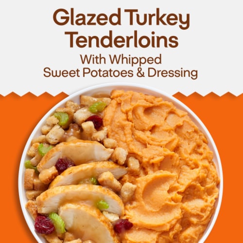 Lean Cuisine Glazed Turkey Tenderloins Frozen Meal Perspective: back
