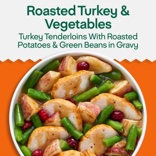 Lean Cuisine Frozen Meal Roasted Turkey and Vegetables Balance Bowls Microwave Meal Frozen Dinner Perspective: back