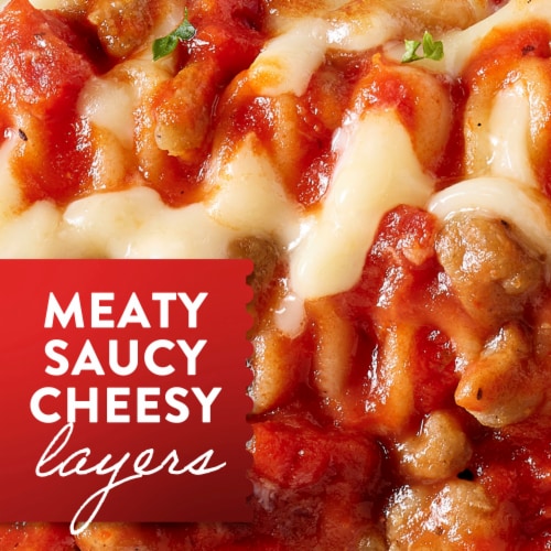Stouffer’s Meat Lovers Lasagna Large Family Size Frozen Lasagna Frozen Family Dinners Perspective: back