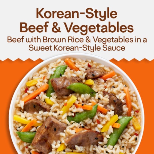 Lean Cuisine® Features Sweet & Spicy Korean-Style Beef Frozen Meal Perspective: back