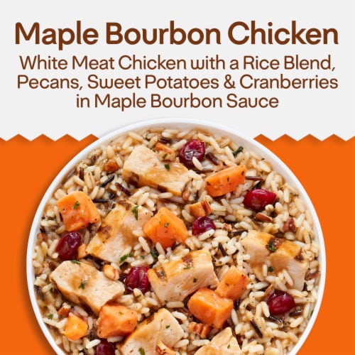 Lean Cuisine Maple Bourbon Chicken Microwave Meal Frozen Dinner Perspective: back