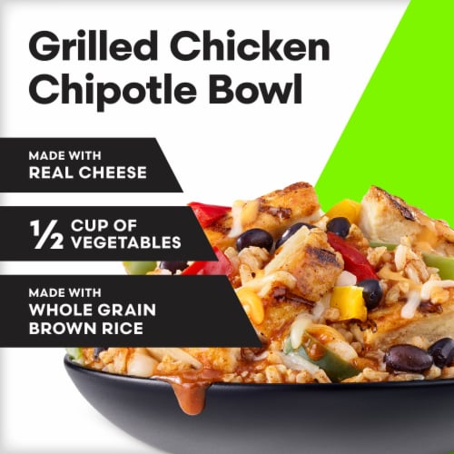 LIife Cuisine High Protein Lifestyle Chicken Enchilada Bowl Frozen Entrée Perspective: back