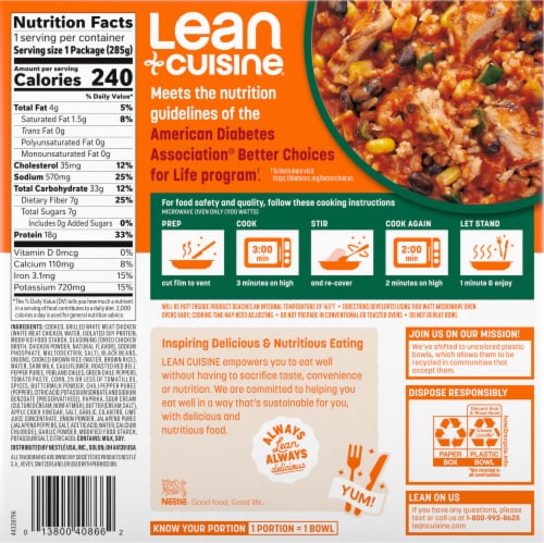Lean Cuisine® Balance Bowls Southwest-Style Chicken Bowl Perspective: back