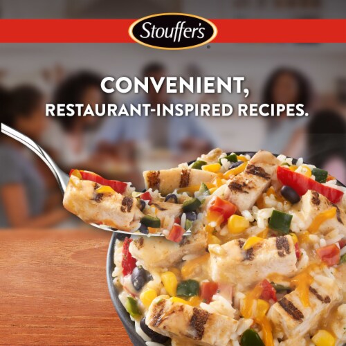 Stouffer's Bowl-Fulls Queso Chicken Burrito Bowl Perspective: back
