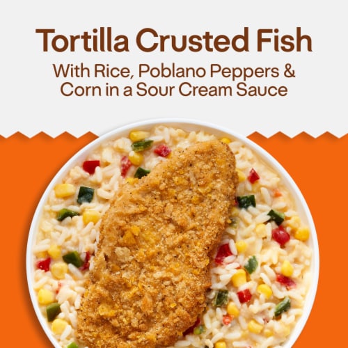 Lean Cuisine Tortilla Crusted Fish Frozen Meal Perspective: back