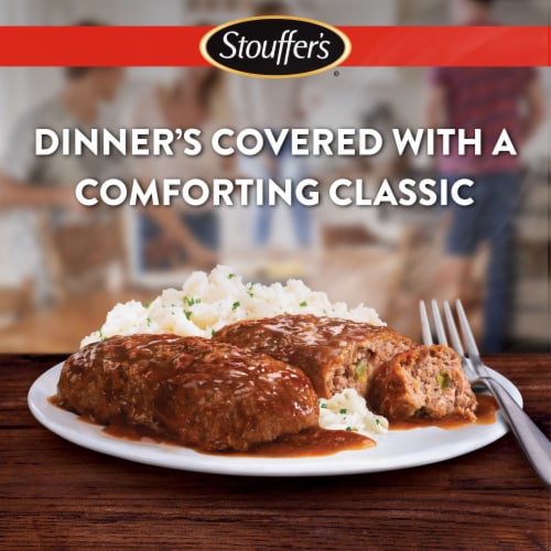 Stouffer's Classic Meatloaf Frozen Meal Perspective: back