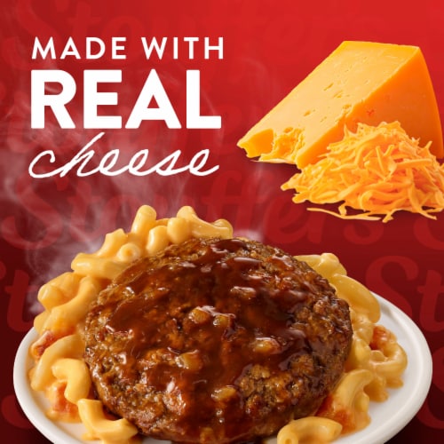 Stouffer’s Salisbury Steak Single Serve Frozen Salisbury Steak Dinner Single Frozen Meals Perspective: back