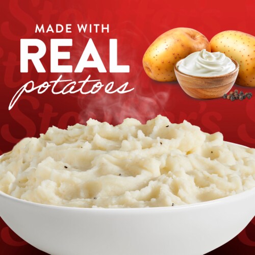 Stouffer’s Homestyle Mashed Potatoes Family Size Side Dish Potato Side Dishes Perspective: back