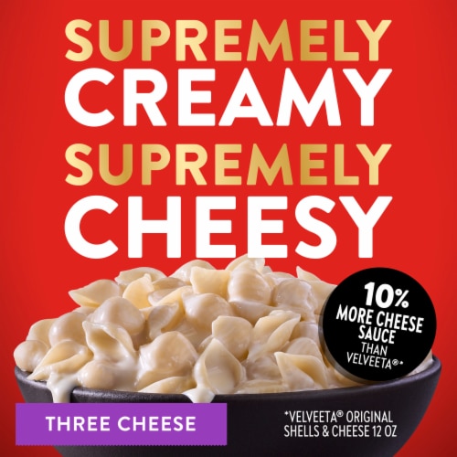 Stouffer’s Supreme Shells and Cheese Three Cheese Boxed Mac & Cheese Dinner Kit Perspective: back
