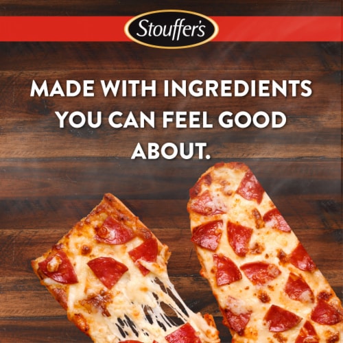 Stouffer's Pepperoni French Bread Frozen Pizza Perspective: back
