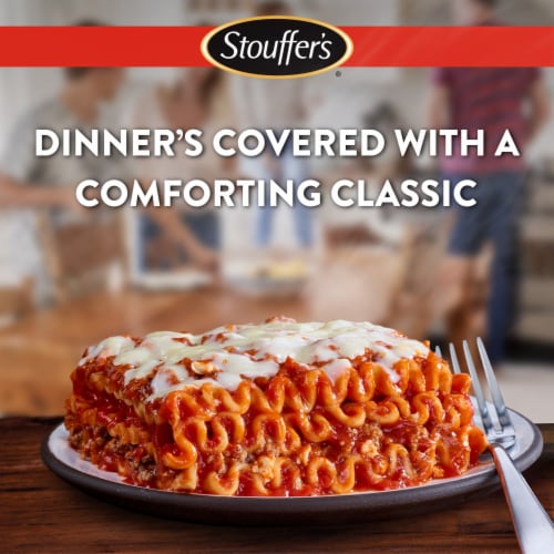 Stouffer's® Lasagna with Meat & Sauce Frozen Meal Perspective: back