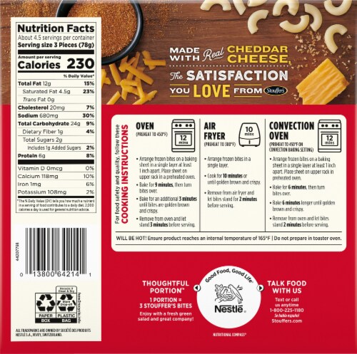 Stouffer's® Bite-fuls® Nashville Hot Style Mac Bites Perspective: back