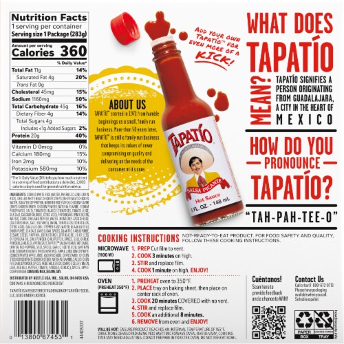 Tapatio™ Salsa Roja Chicken Bowl Perspective: back