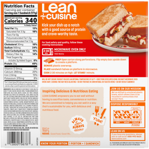 Lean Cuisine® Protein Kick Chicken Marinara Sandwich Frozen Meal