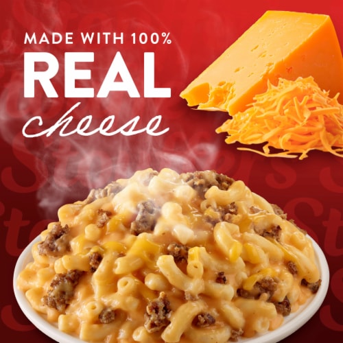Stouffer’s Cheeseburger Mac & Cheese Single Serve Single Frozen Meals Perspective: back