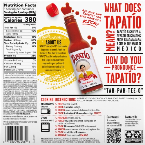 Tapatio™ Beef Enchilada Bowl Perspective: back