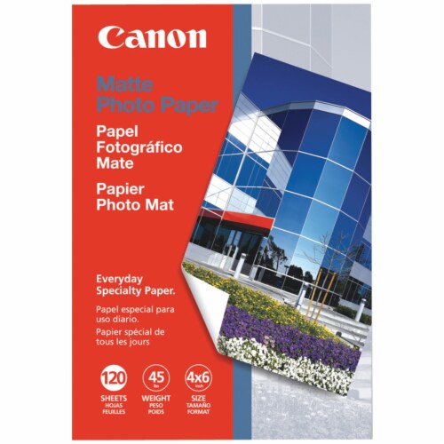 Matte Photo Paper, 4 x 6, Matte White, 120/Pack Matte Photo Paper, 4 x 6, Matte White, 120/Pack