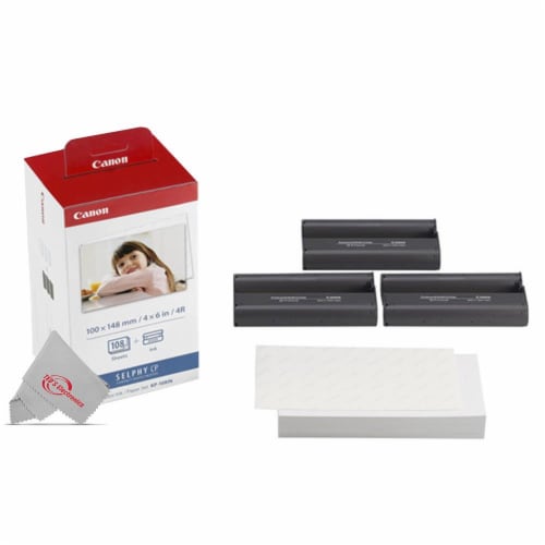 Canon Selphy KP-108IN Color Ink Paper Set 108 4x6 Photo Sheets 3