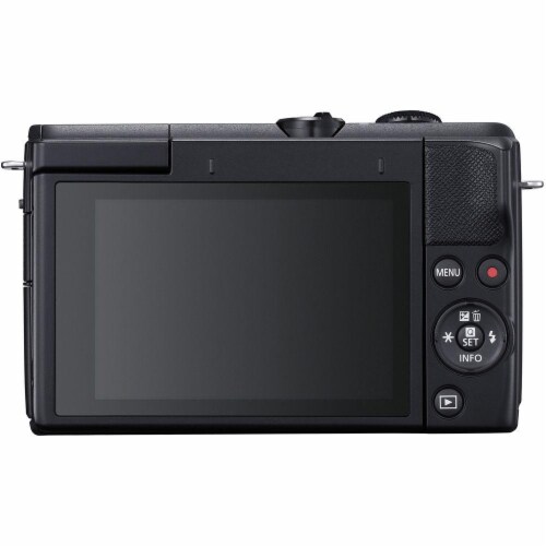Canon Eos M200 Mirrorless Digital Camera With 15-45mm Lens Black Perspective: back