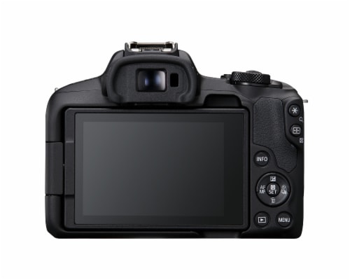 Canon EOS STM Lens Kit Mirrorless Camera- Black Perspective: back
