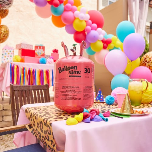 Balloon Time® Helium Tank Perspective: back