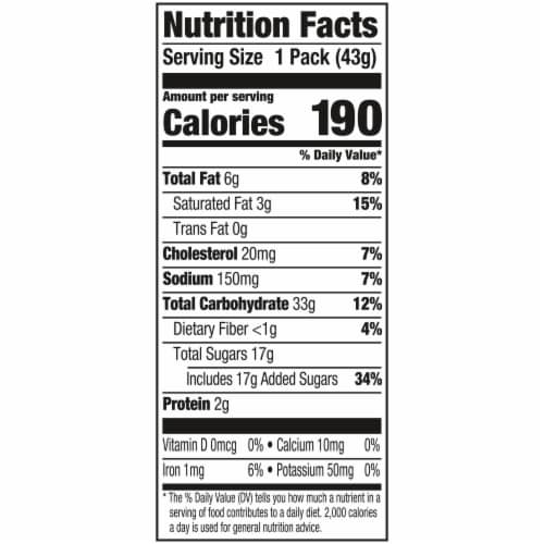 Pepperidge Farm Gingerman Mini Holiday Cookies, 1.5 Oz Bag Perspective: back