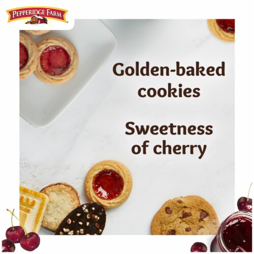 Pepperidge Farm® Verona Cherry Thumbprint Cookies Perspective: back