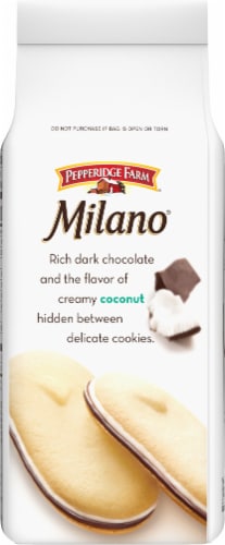 Pepperidge Farm® Milano® Coconut Chocolate Cookies Perspective: back