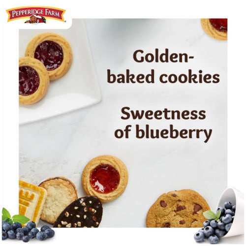 Pepperidge Farm Verona Blueberry Thumbprint Cookies Perspective: back