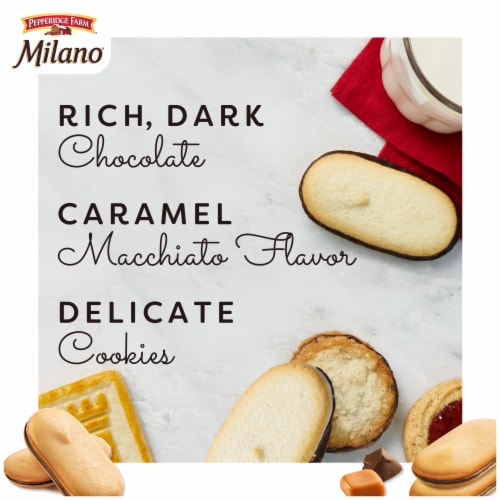 Pepperidge Farm Milano Caramel Macchiato Cookies Perspective: back