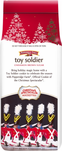 Pepperidge Farm® Toy Soldier Cinnamon Brown Sugar Cookies Perspective: back