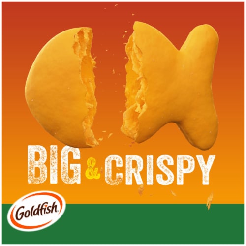 Goldfish® Mega Bites Cheddar Jalapeno Cheese Crackers Perspective: back