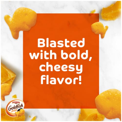 Pepperidge Farm® Goldfish® Flavor Blasted Xtra Cheddar Baked Snack Crackers Perspective: back